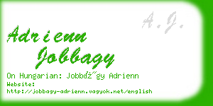 adrienn jobbagy business card